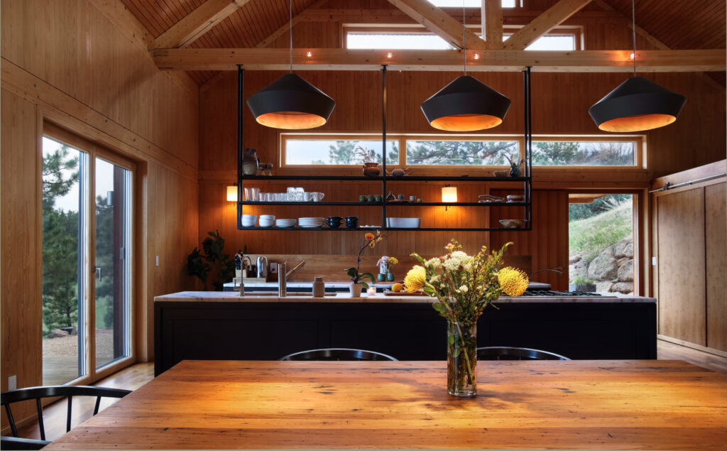 Evening interior design photo