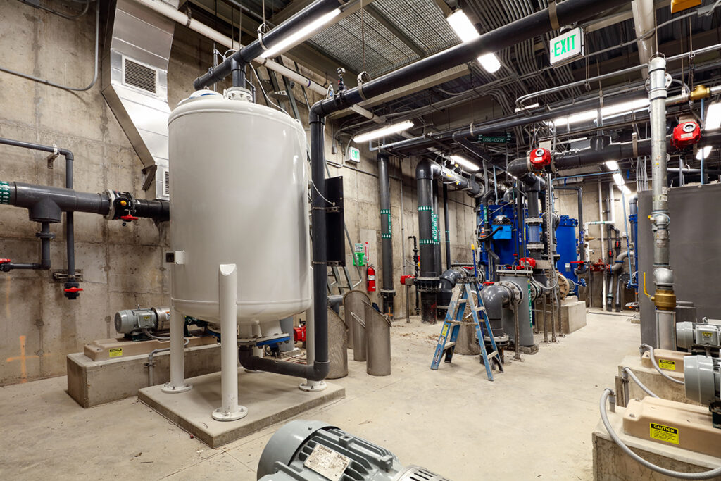 Mechanical Room with a Tilt-Shift Lens