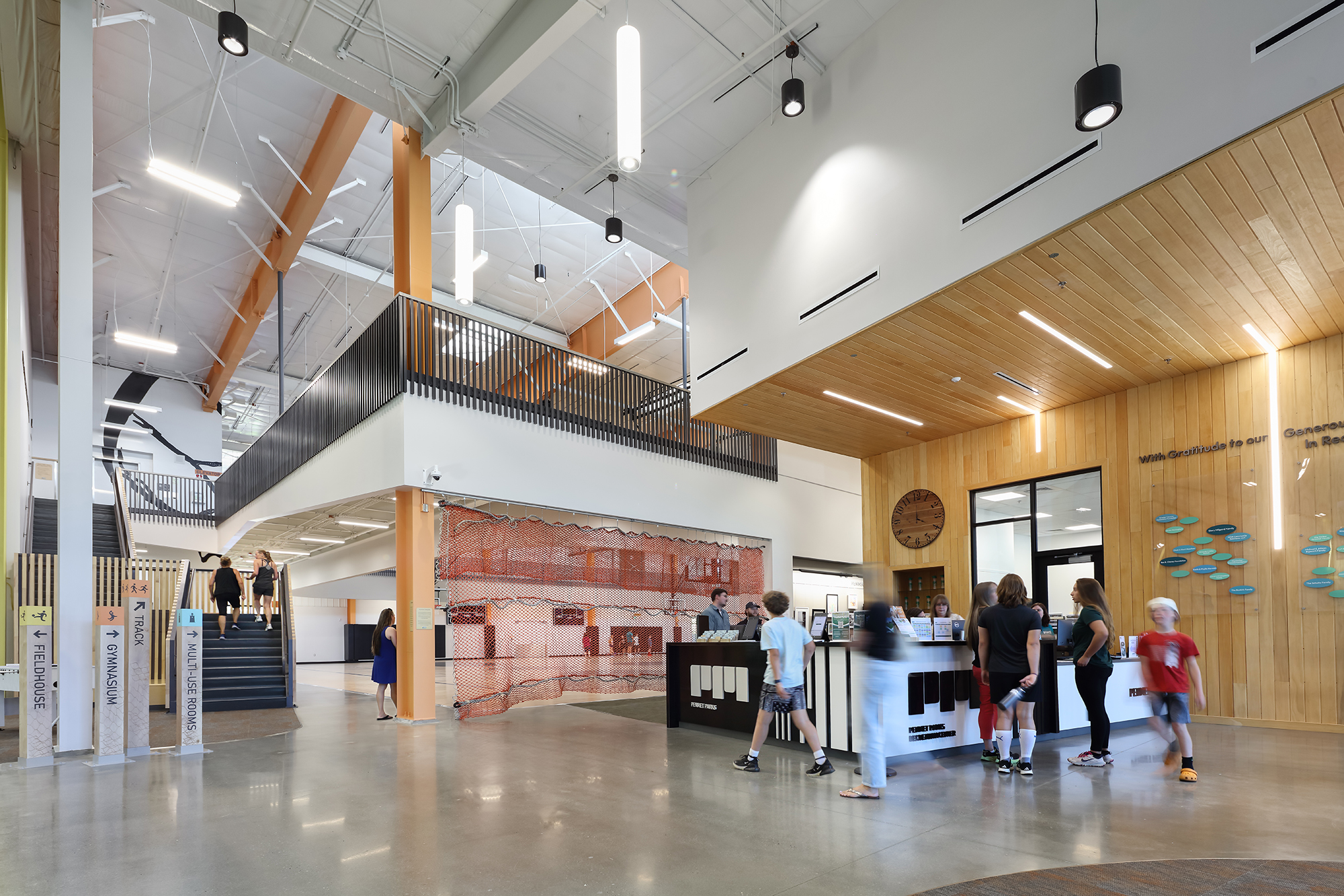 Commercial interior space