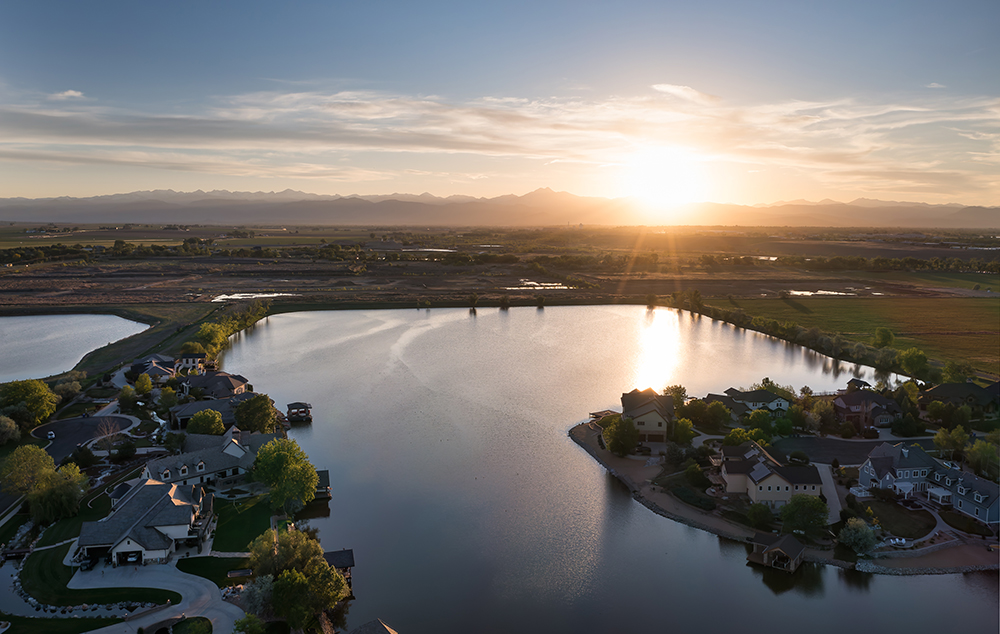 Longmont aerial view