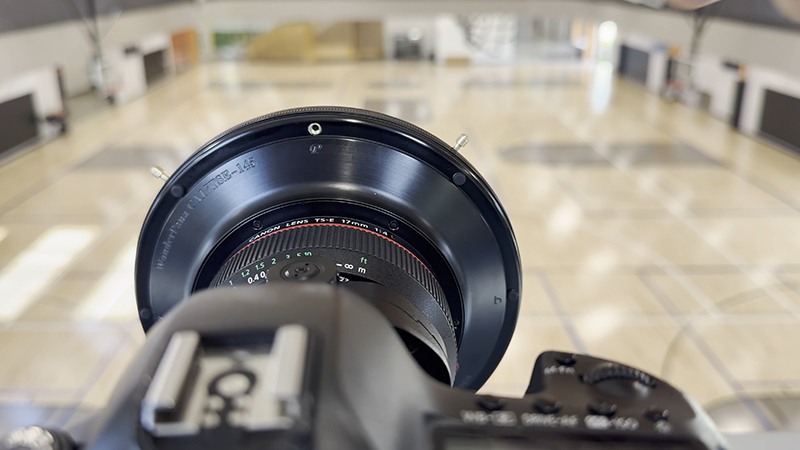 Shift Lens over a Basketball Court